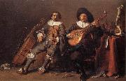 SAFTLEVEN, Cornelis The Duet af oil